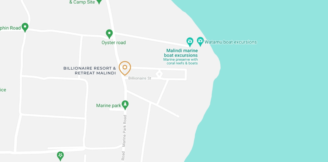 Billionaire Resort & Retreat location map