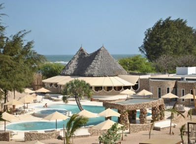Aerial view of the Resort in Kenya Coast